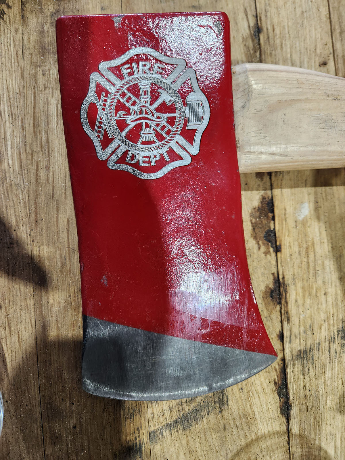 FIRE HOOKS FORCE FLAT HEAD AXE - WOOD HANDLE