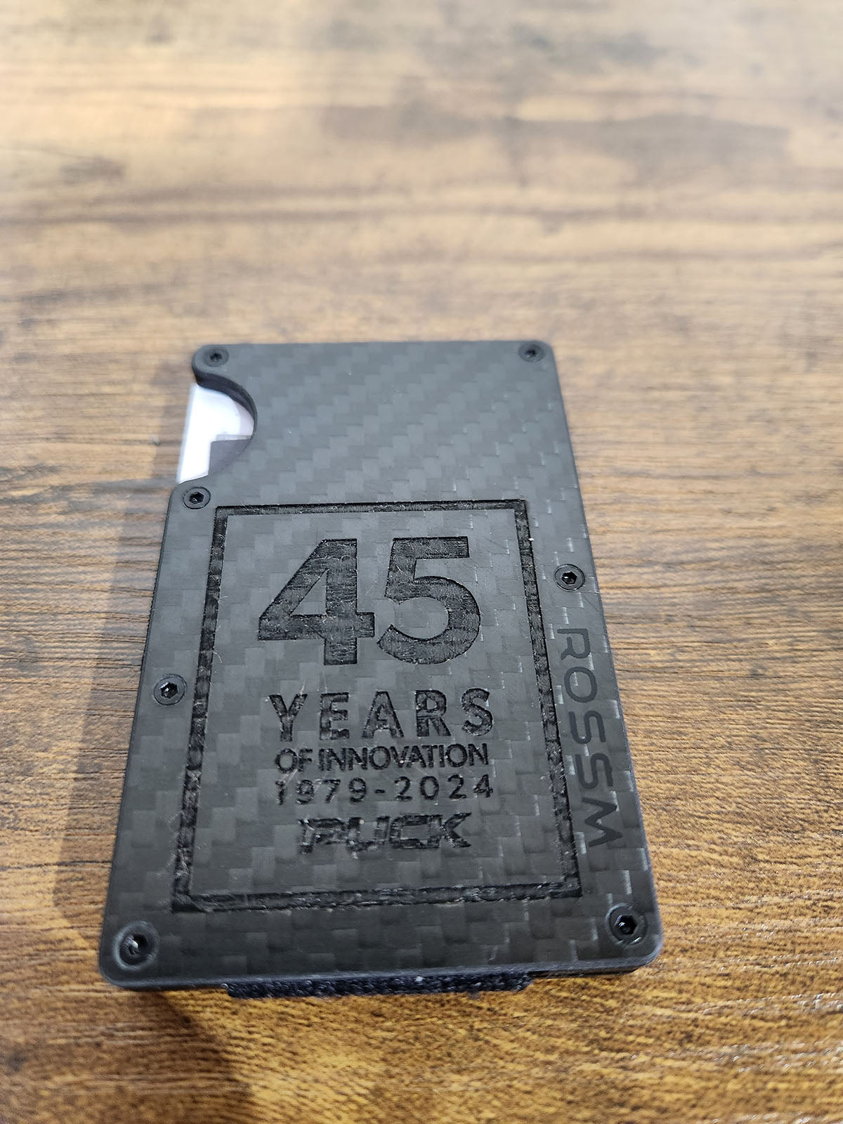 Rossm Carbon Fiber RFID Blocking Wallet