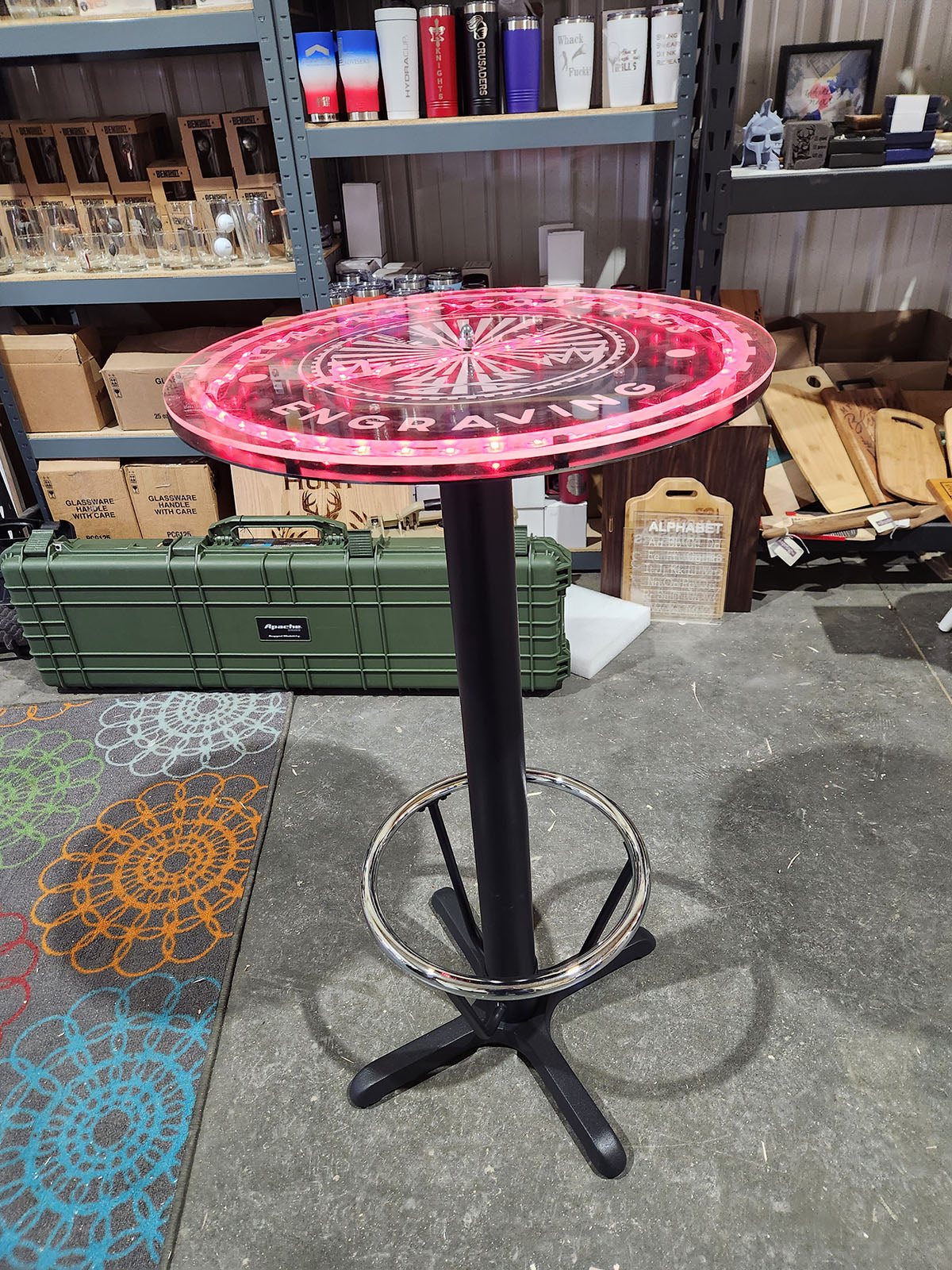 Light up High Top table