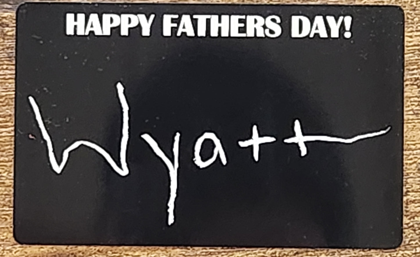Dad Wallet Card
