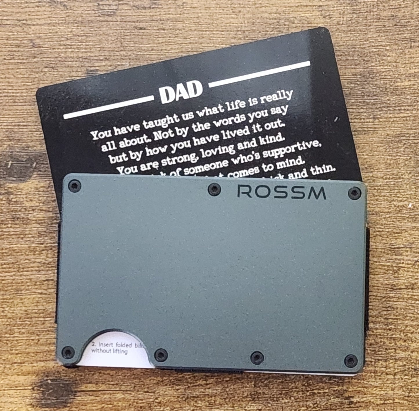 Dad Wallet Card