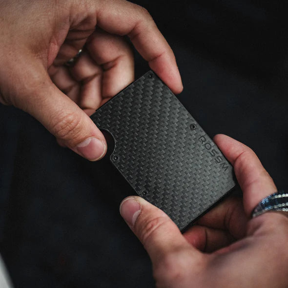 Rossm Carbon Fiber RFID Blocking Wallet