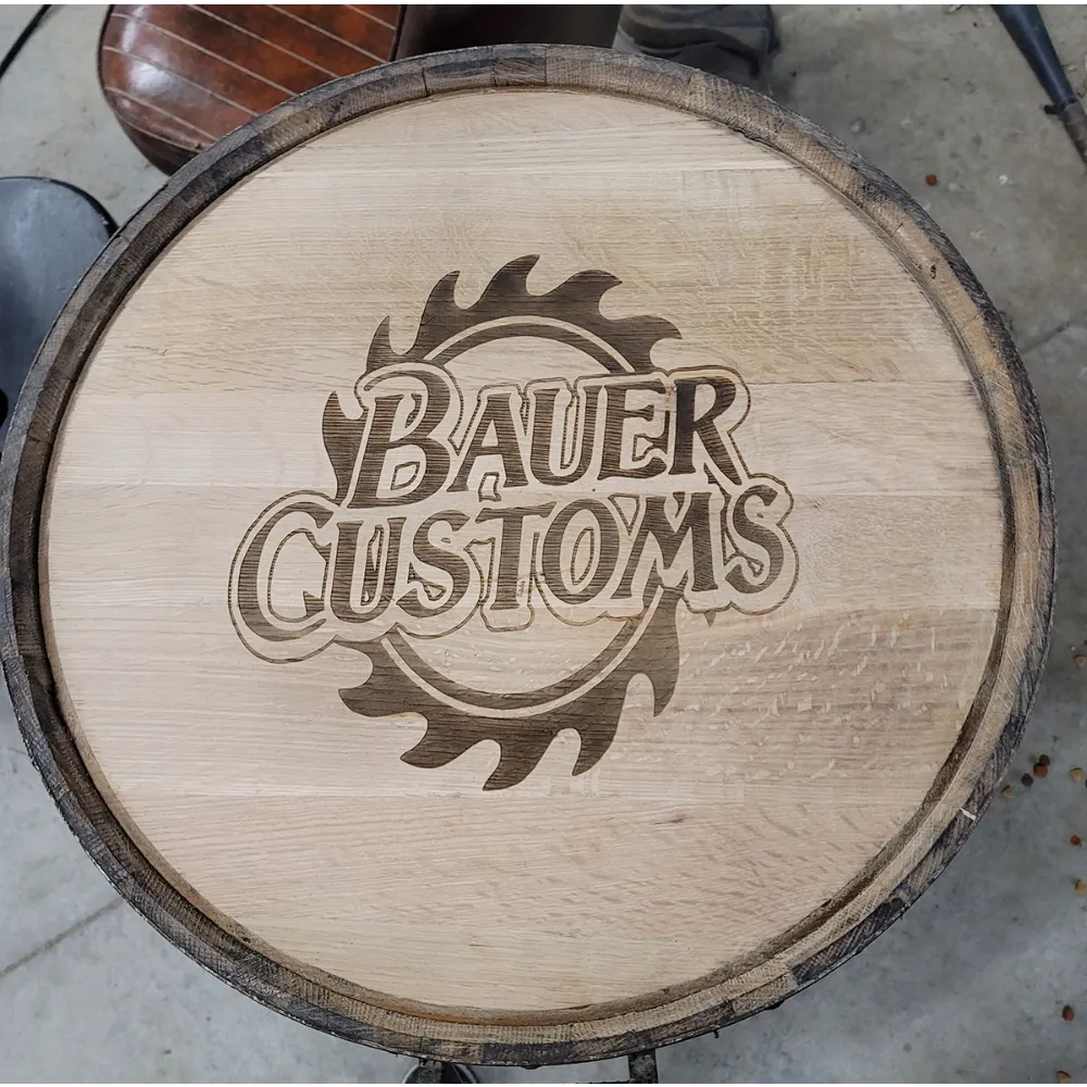 Whiskey Barrel Lid